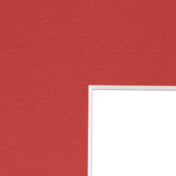 Passe-partout 1,3 mm avec coupe individuelle 30x40 cm | rouge