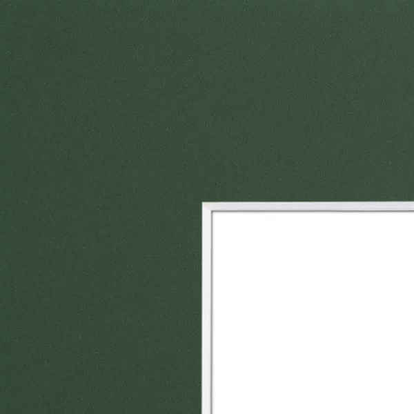 1,3 mm Passepartout - Maßanfertigung Tannengrün