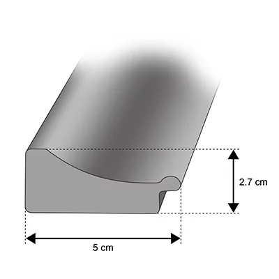 Cadre en plastique Amelia 10x15 cm | or | verre synthétique (2 mm)