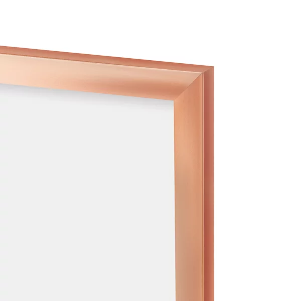Hexagon Wandspiegel Honeycomb 35x40 cm | Rosegold | Spiegel (2 mm)