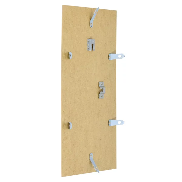 MDF-Rückwand für Holz-Bilderrahmen, inkl. Aufhängern & Klemmen - Maßanfertigung natur