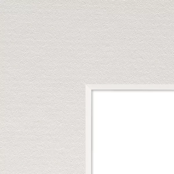 1,4 mm Passepartout White Core mit eigenem Ausschnitt 29,7x42 cm (A3) | Candlewick