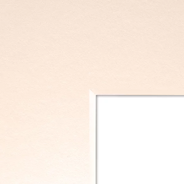 1,5 mm Passepartout MSK Natur mit durchgefärbtem Kern Creme