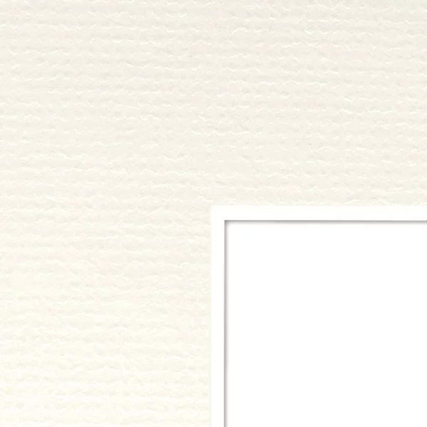 1,4 mm WhiteCore passe-partout standard avec coupe individuelle 24x30 cm | Fabric White