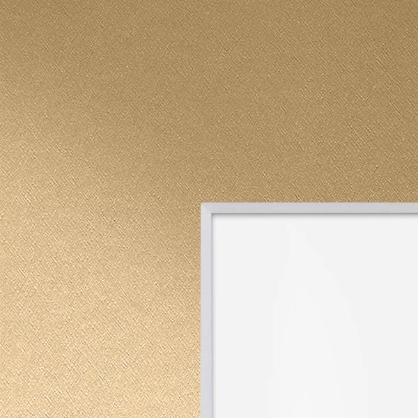 1,4 mm Passepartout Alphamat Artcare Metallics Brushed Pale Gold