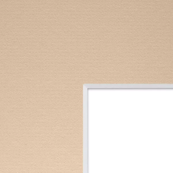 1,4 mm Passepartout Alphamat Artcare nach Maß Almond