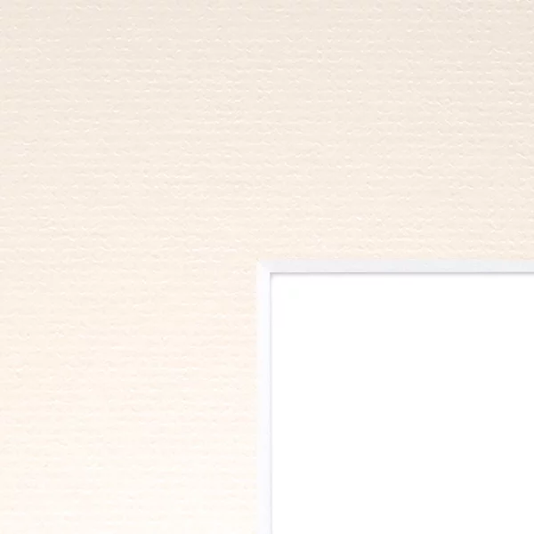 1,4 mm Passepartout Alphamat Artcare nach Maß Arabian White