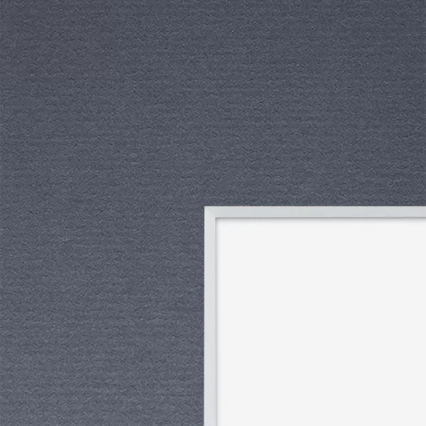 1,4 mm Passepartout Alphamat Artcare nach Maß Denim Blue