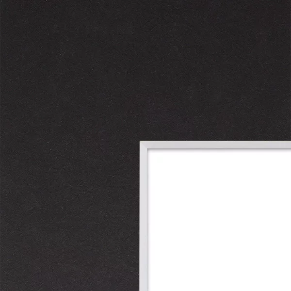 1,4 mm Passepartout Alphamat Artcare nach Maß Matte Black