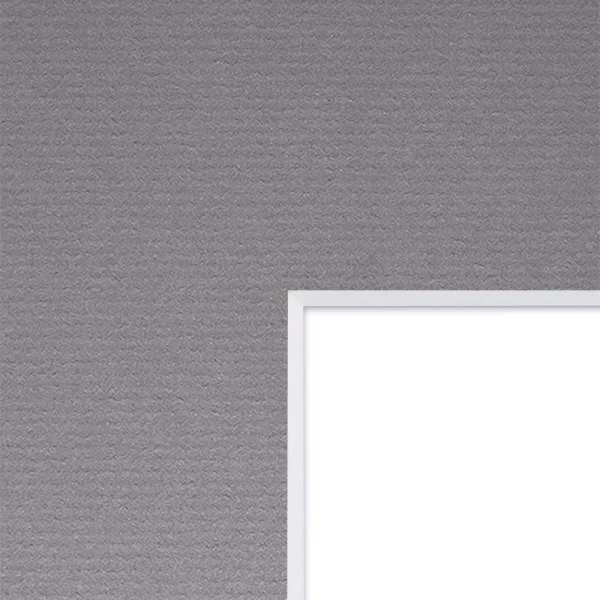 1,4 mm Passepartout Alphamat Artcare nach Maß Steel Grey