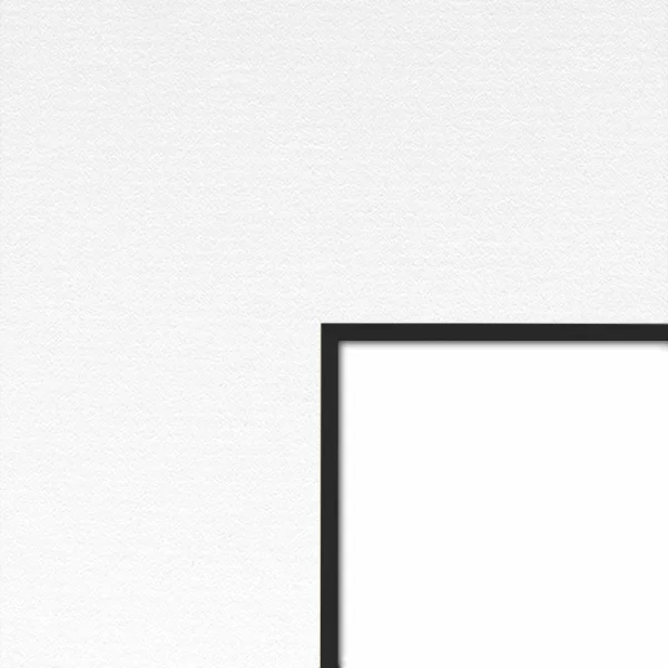 1,4 mm Passepartout Alphamat Colour Core Frost - Black Core