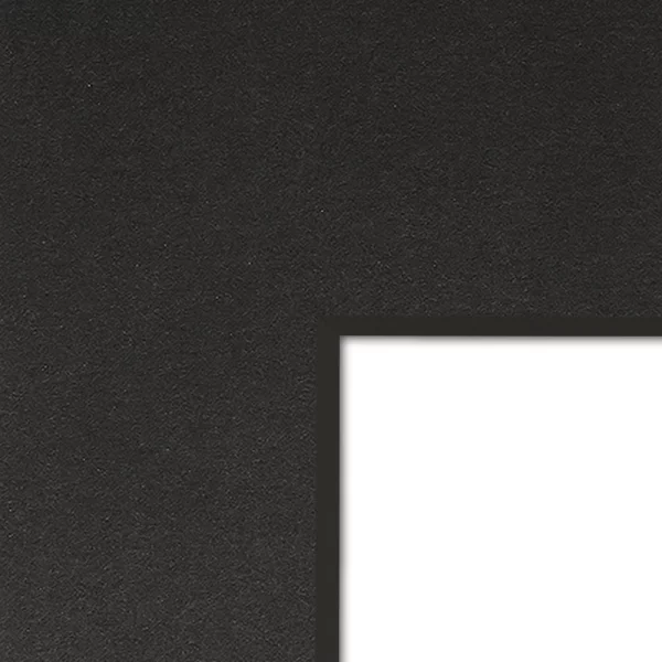 1,5 mm Passepartout Alpharag Artcare aus Baumwollfasern Ebony
