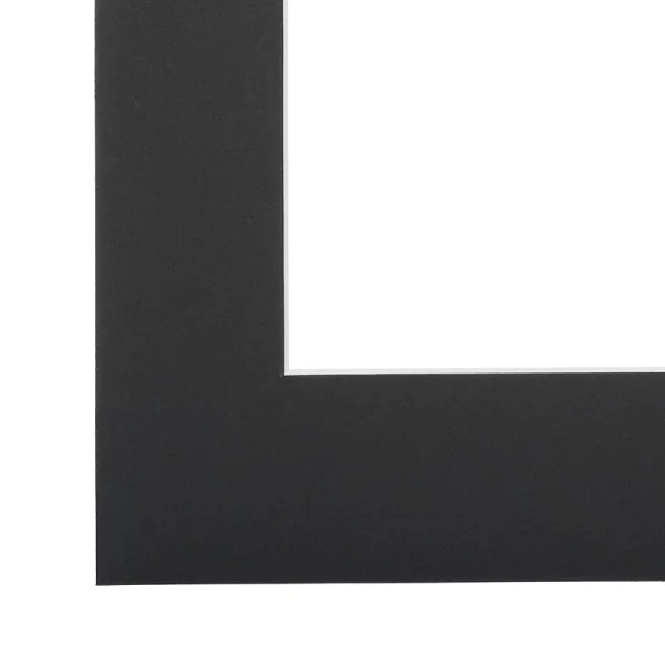1,5 mm passe-partout 40x40 cm | noir