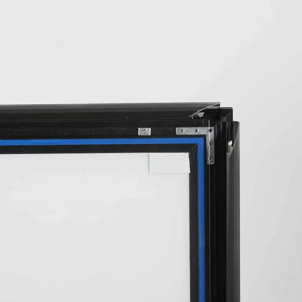 Kundenstopper WindPro Plus 59,4x84,1 cm (A1) | schwarz | Kunstglas mattiert (1 mm)