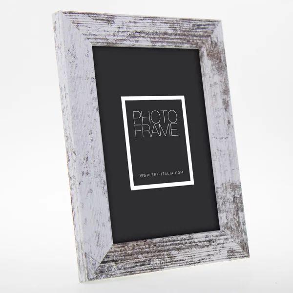 Holz Bilderrahmen Nelson 30x30 cm | Shabby | Normalglas (2 mm)