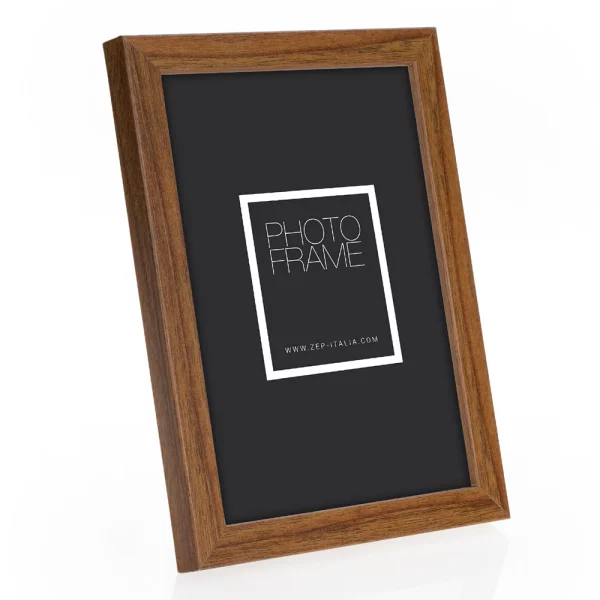 Holz Bilderrahmen Vivan 13x18 cm | Braun | Normalglas (2 mm)