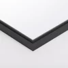 Thumbnail von Aluminium-Bilderrahmen Merkur inkl. Passepartout (Schwarz) Schwarz-Schwarz Bild 3