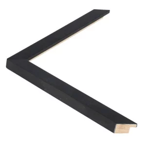 Holzrahmen TRIBECA 1,5 nach Maß Black - Small square | Normalglas (2 mm)