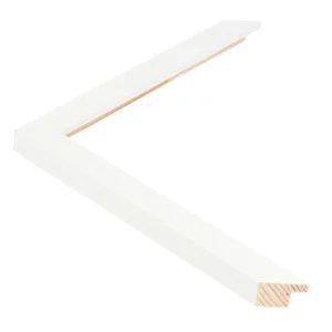 Holzrahmen TRIBECA 1,5 nach Maß White - Small square | Normalglas (2 mm)