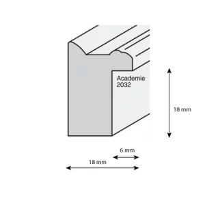 Holzrahmen ACADEMIE 1,8 nach Maß 