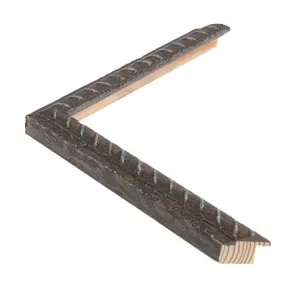 Holzrahmen ANVIL Bolted 1,8 nach Maß Roststruktur mit Armierung | Normalglas (2 mm)