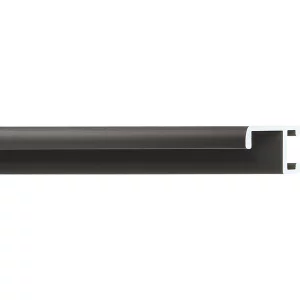 Alurahmen Serie 404 20x30 cm | Schwarz matt, gebürstet | Normalglas (2 mm)
