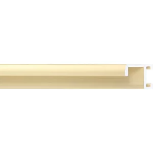 Alurahmen Serie 404 Zuschnitt Gold matt, gebürstet | Normalglas (2 mm)