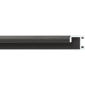 Alurahmen Serie 404 Zuschnitt Schwarz, pulverbeschichtet | Normalglas (2 mm)