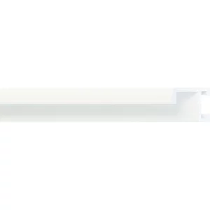 Alurahmen Serie 404 Zuschnitt Weiß, pulverbeschichtet | Normalglas (2 mm)