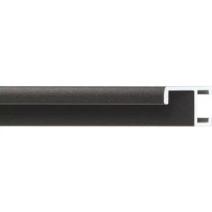 Alurahmen Serie 411 20x30 cm | Schwarz, pulverbeschichtet | Normalglas (2 mm)