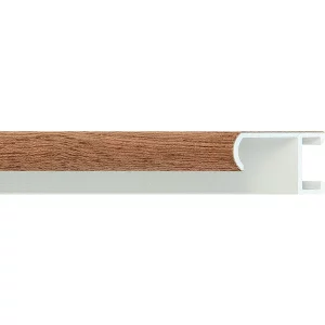 Alurahmen Serie 415 20x30 cm | Mahagoni, furniert | Normalglas (2 mm)