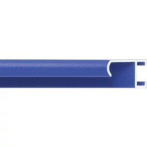 Alurahmen Serie 415 Zuschnitt Blau, pulverbeschichtet | Normalglas (2 mm)