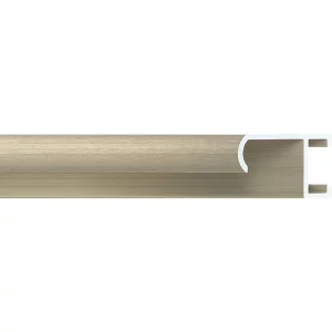 Alurahmen Serie 415 Zuschnitt Bronze, gebürstet | Normalglas (2 mm)