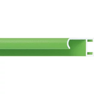 Alurahmen Serie 415 Zuschnitt Grün, pulverbeschichtet | Normalglas (2 mm)