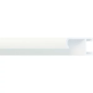 Alurahmen Serie 415 Zuschnitt Weiß, pulverbeschichtet | Normalglas (2 mm)