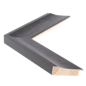 Holzrahmen MANTILLA 4,5 nach Maß Black | Normalglas (2 mm)