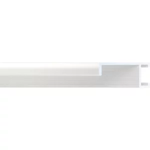 Alurahmen Serie 422 Zuschnitt Silber matt, gebürstet | Normalglas (2 mm)