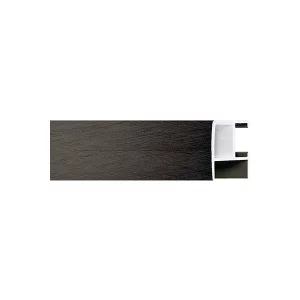 Alurahmen Serie 462 Zuschnitt Schwarz matt, kreuzgebürstet | Normalglas (2 mm)