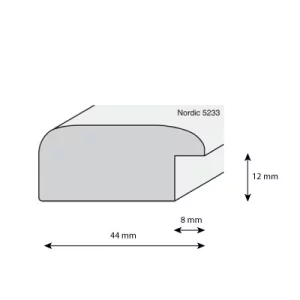 Holzrahmen NORDIC 4,4 13x18 cm | Silver | Normalglas (2 mm)