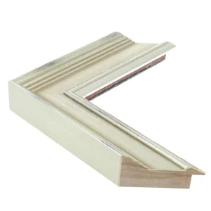 Holzrahmen ACADEMIE 5,4 nach Maß Silver | Normalglas (2 mm)