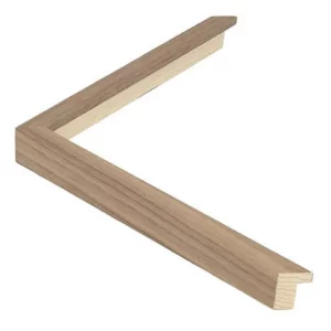 Holzrahmen TOUCHWOOD ART 10 13x18 cm | Echtfurnier Nussbaum | Antireflexglas mattiert (2 mm)