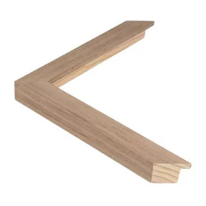 Holzrahmen TOUCHWOOD ART 20 24x30 cm | Echtfurnier Nussbaum | Antireflexglas mattiert (2 mm)