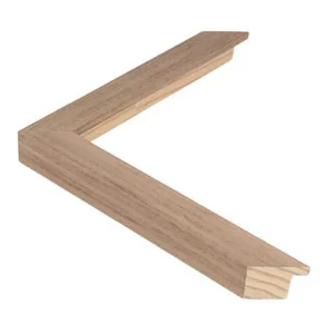 Holzrahmen TOUCHWOOD ART 20 nach Maß Echtfurnier Nussbaum | Antireflexglas mattiert (2 mm)