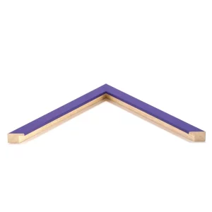 Holz-Bilderrahmen Bentley nach Maß Lila | Normalglas (2 mm)