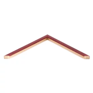 Holz-Bilderrahmen Bond nach Maß Bordeaux dunkel | Normalglas (2 mm)