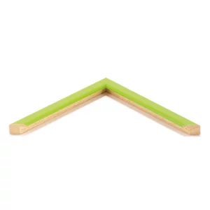 Holz-Bilderrahmen Mill Hill nach Maß Grün glänzend | Normalglas (2 mm)