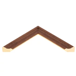 Holz-Bilderrahmen Dollis Hill nach Maß Braun | Normalglas (2 mm)