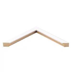 Holz-Bilderrahmen Eastcote nach Maß Weiß | Normalglas (2 mm)