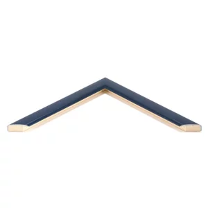 Holz-Bilderrahmen Embankment nach Maß Blau | Normalglas (2 mm)
