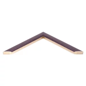 Holz-Bilderrahmen Embankment nach Maß Pflaume dunkel, matt | Normalglas (2 mm)